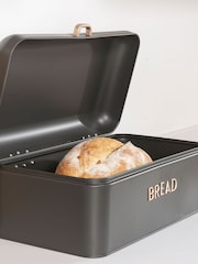 Salter Charcoal Pebble Bread Bin - Image 3 of 4