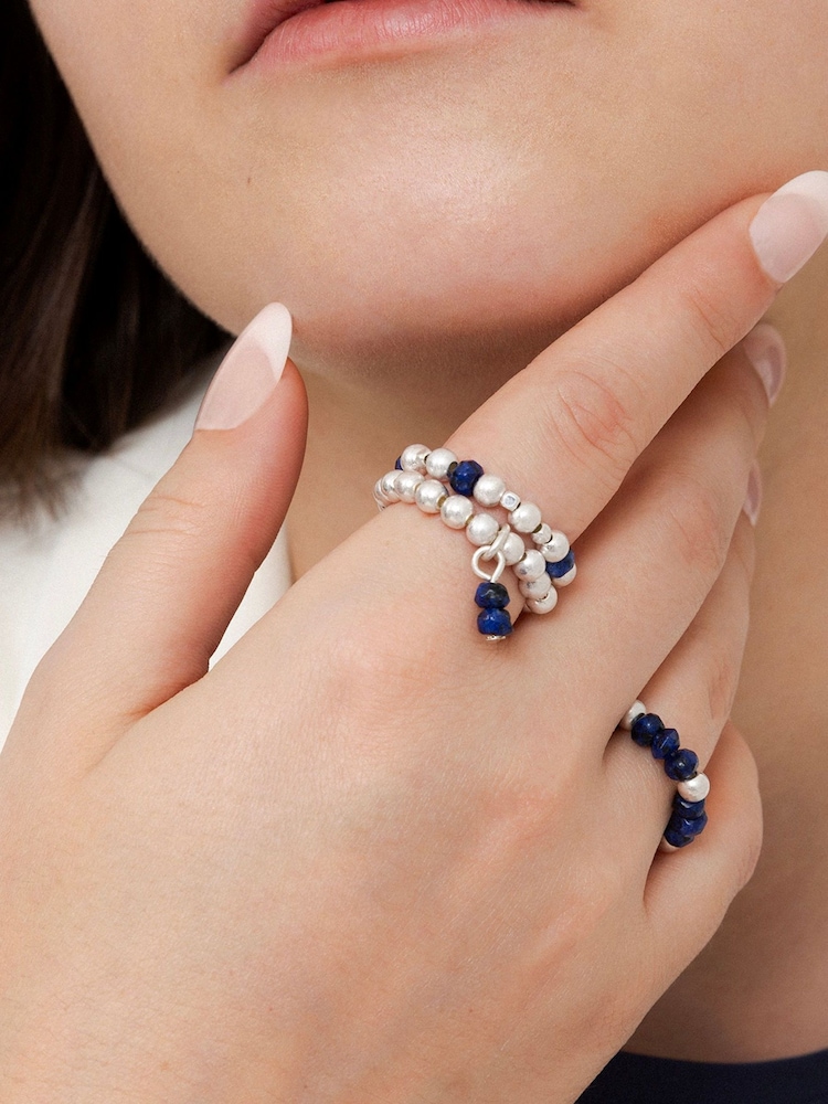 Bibi Bijoux Vintage Charm Stretch Ring Set - Image 2 of 3