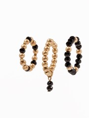Bibi Bijoux Vintage Charm Stretch Ring Set - Image 1 of 3