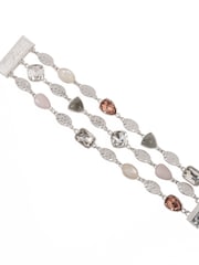 Bibi Bijoux Bejewelled Layered Cuff Bracelet - Image 2 of 4