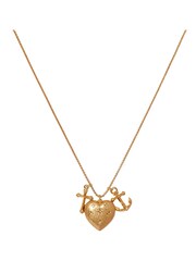 Bibi Bijoux Faith Hope and Charity Heart Locket Necklace - Image 3 of 6