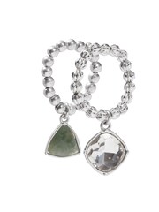 Bibi Bijoux Bejewelled Stretch Ring Set - Image 2 of 2