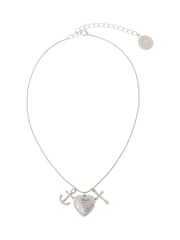 Bibi Bijoux Faith Hope and Charity Heart Locket Necklace - Image 1 of 5