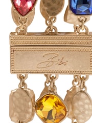 Bibi Bijoux Bejewelled Layered Cuff Bracelet - Image 2 of 4
