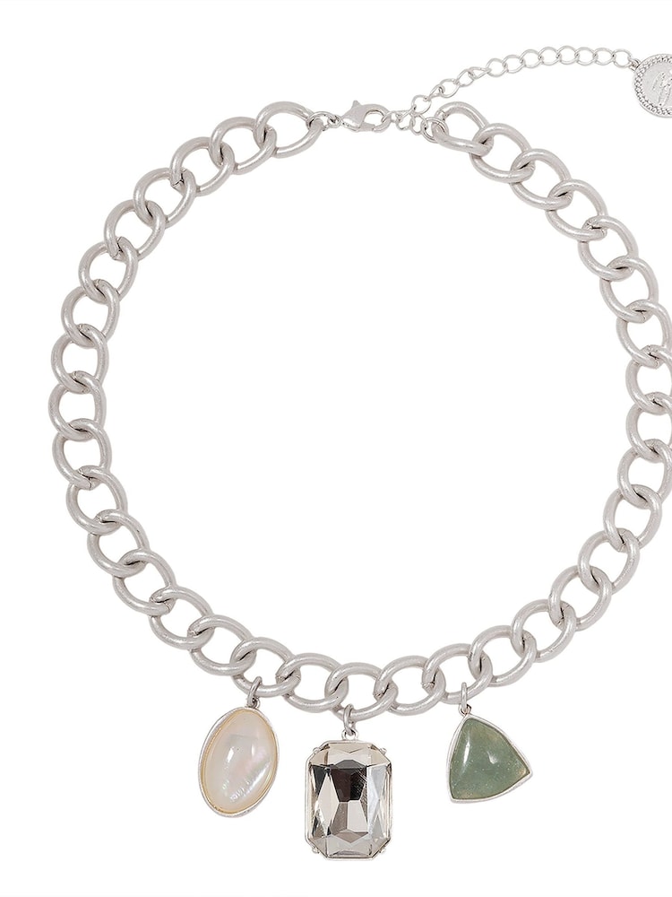 Bibi Bijoux Bejewelled Statement Chain Collar Necklace - Image 2 of 3