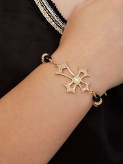 Bibi Bijoux Gold Tone Gothic Revival Friendship Bracelet - Image 2 of 3