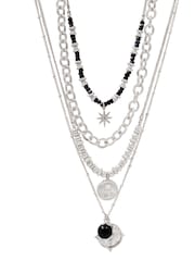 Bibi Bijoux Silver Tone Vintage Charm Layered Necklace - Image 3 of 3