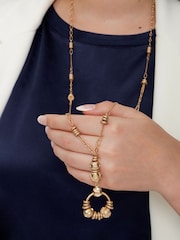 Bibi Bijoux Vintage Charm Long Pendant Necklace - Image 3 of 4