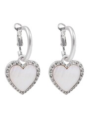 Bibi Bijoux Silver Tone A Love Story Heart Earrings - Image 1 of 3