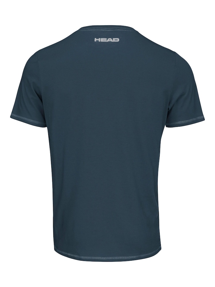 Синий - Head Mens Club Ivan T-Shirt - Изображение 2 из 2