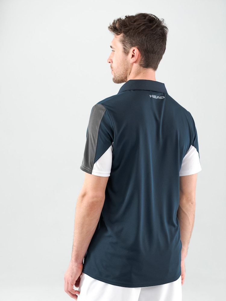Head Blue Mens Club Tech Polo Shirt - Image 2 of 8