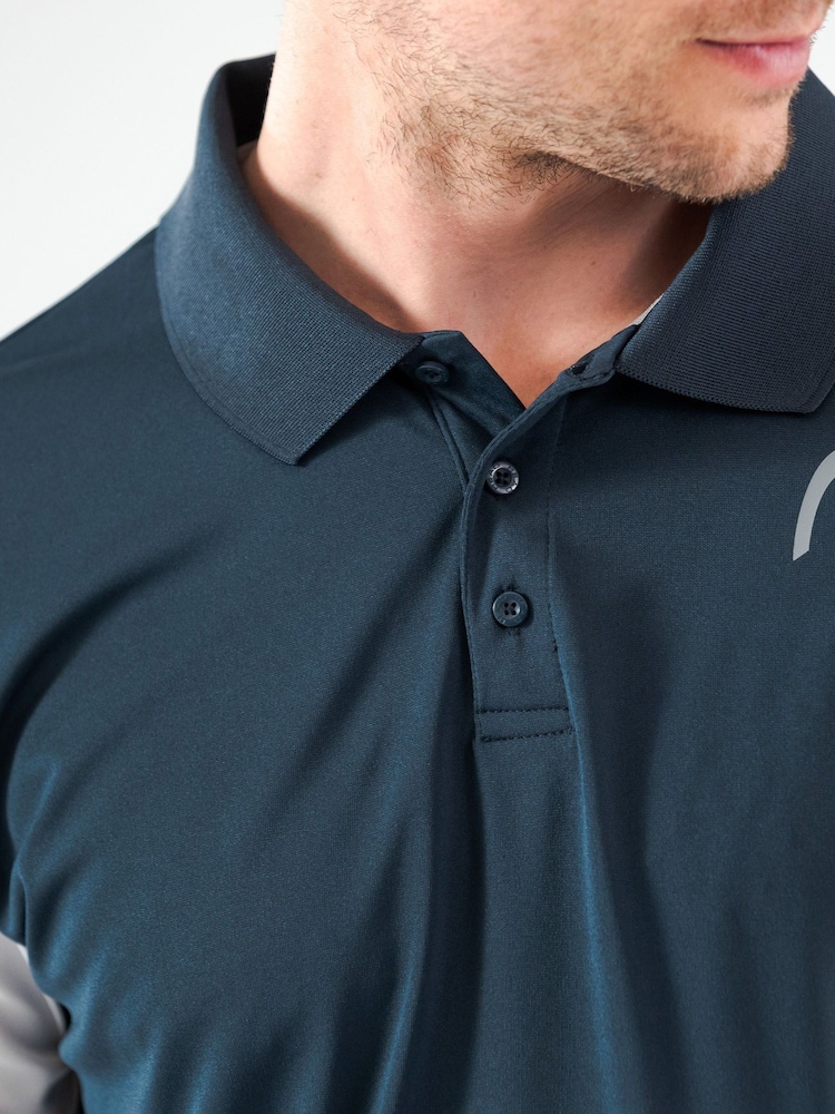 Head Blue Mens Club Tech Polo Shirt - Image 6 of 8