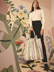 Cath Kidston Miffy Stripe Perfect Shopper Bag - Imagen 1 de 4