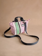 Cath Kidston Green Stripe 100% Cotton Miffy Mini Bonded Tote - Image 6 of 8
