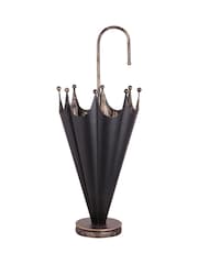 Dibor Black Black and Gold Umbrella Stand - Image 4 of 4