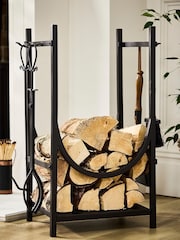 Dibor Black Fire Tool Set Stand - Image 1 of 5