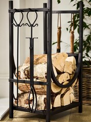 Dibor Black Fire Tool Set Stand - Image 3 of 5