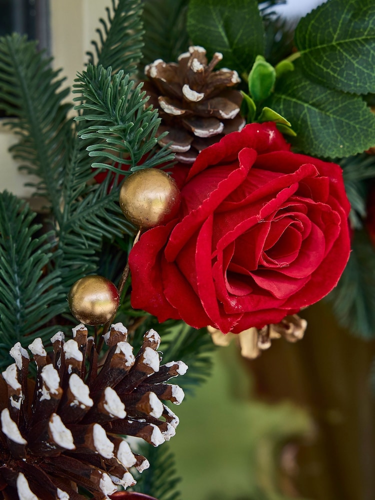 Dibor Green Brockham Rose Wreath - Image 2 of 5