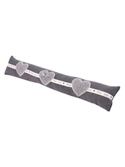 Dibor Grey Made with Love Heart Draught Excluder - Image 4 of 4