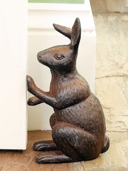 Dibor Brown Hare Door Stop - Image 1 of 4