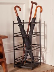 Dibor Black Large Black Umbrella Stand - Image 1 of 5