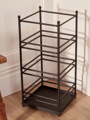 Dibor Black Large Black Umbrella Stand - Image 2 of 5