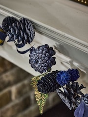 Dibor Moonlight Blue Christmas Garland - Image 2 of 6
