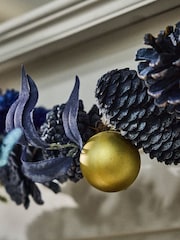 Dibor Moonlight Blue Christmas Garland - Image 3 of 6