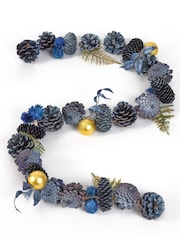 Dibor Moonlight Blue Christmas Garland - Image 6 of 6
