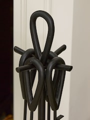 Dibor Black Fireplace Companion Set - Image 4 of 5