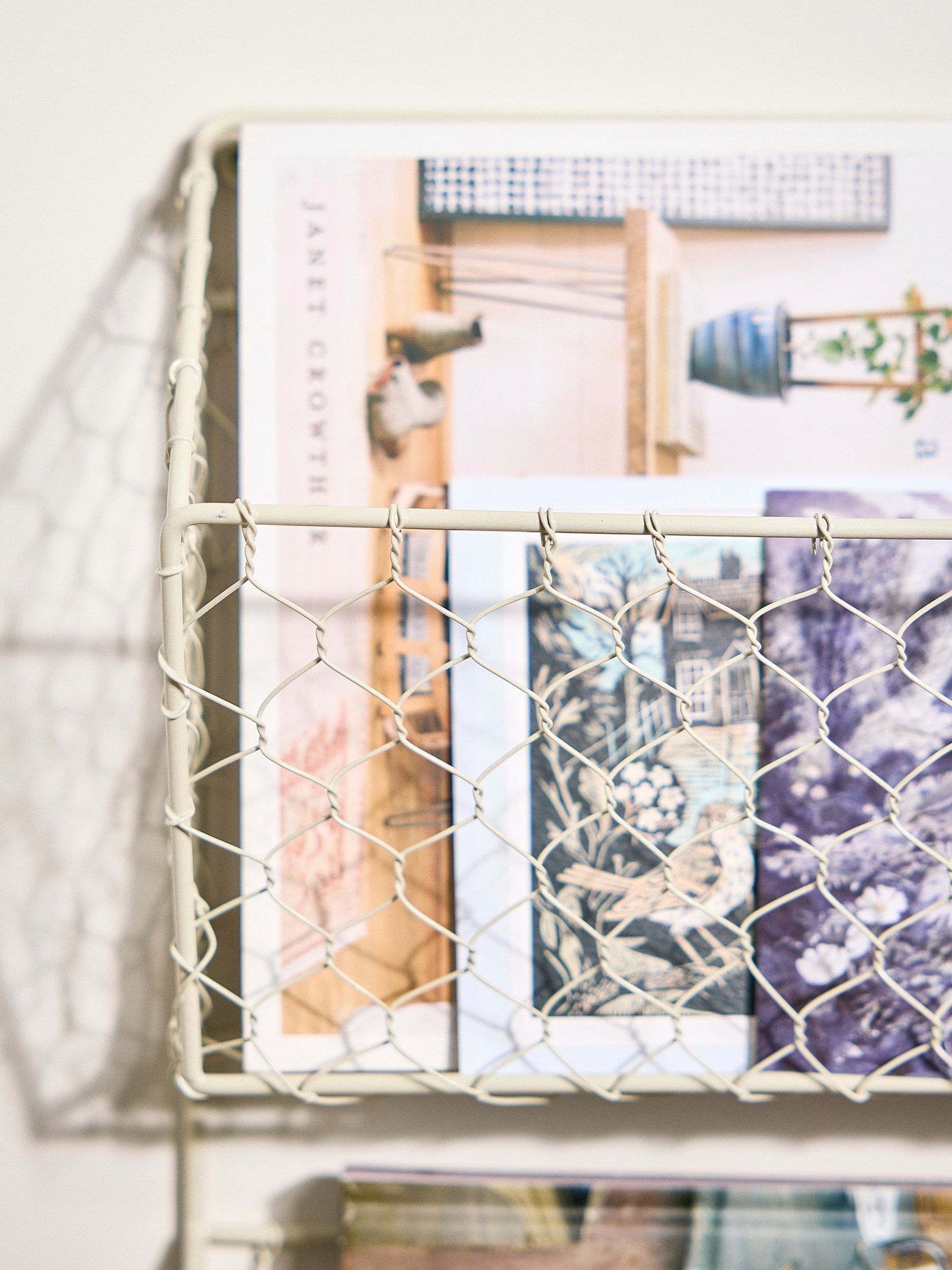 Cream Color Wire Racking Buy Dibor Cream Eggshell 3 Section Wire Storage Rack from the Next UK ...