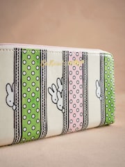 Cath Kidston – Miffy – gestreifte Continental-Geldbörse aus 100 % Baumwolle - Bild 5 von 5
