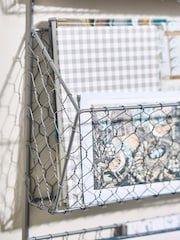 Dibor Charcoal Grey 3 Section Wire Storage Rack - Image 2 of 6