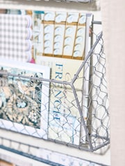 Dibor Charcoal Grey 3 Section Wire Storage Rack - Image 5 of 6