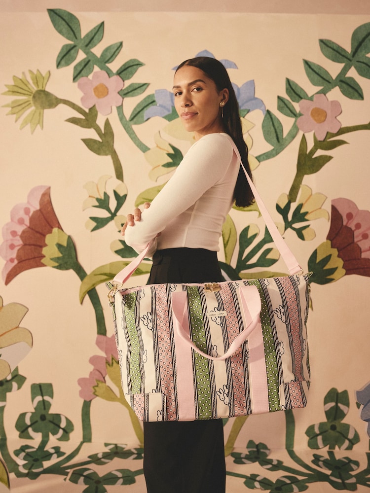 Green Miffy Stripe - Cath Kidston Overnight Bag - Imagen 1 de 7
