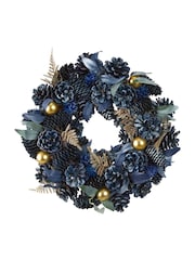 Dibor Blue Moonlight Christmas Wreath - Image 6 of 6