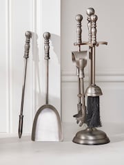 Dibor Silver Antique Pewter Companion Set - Image 3 of 4