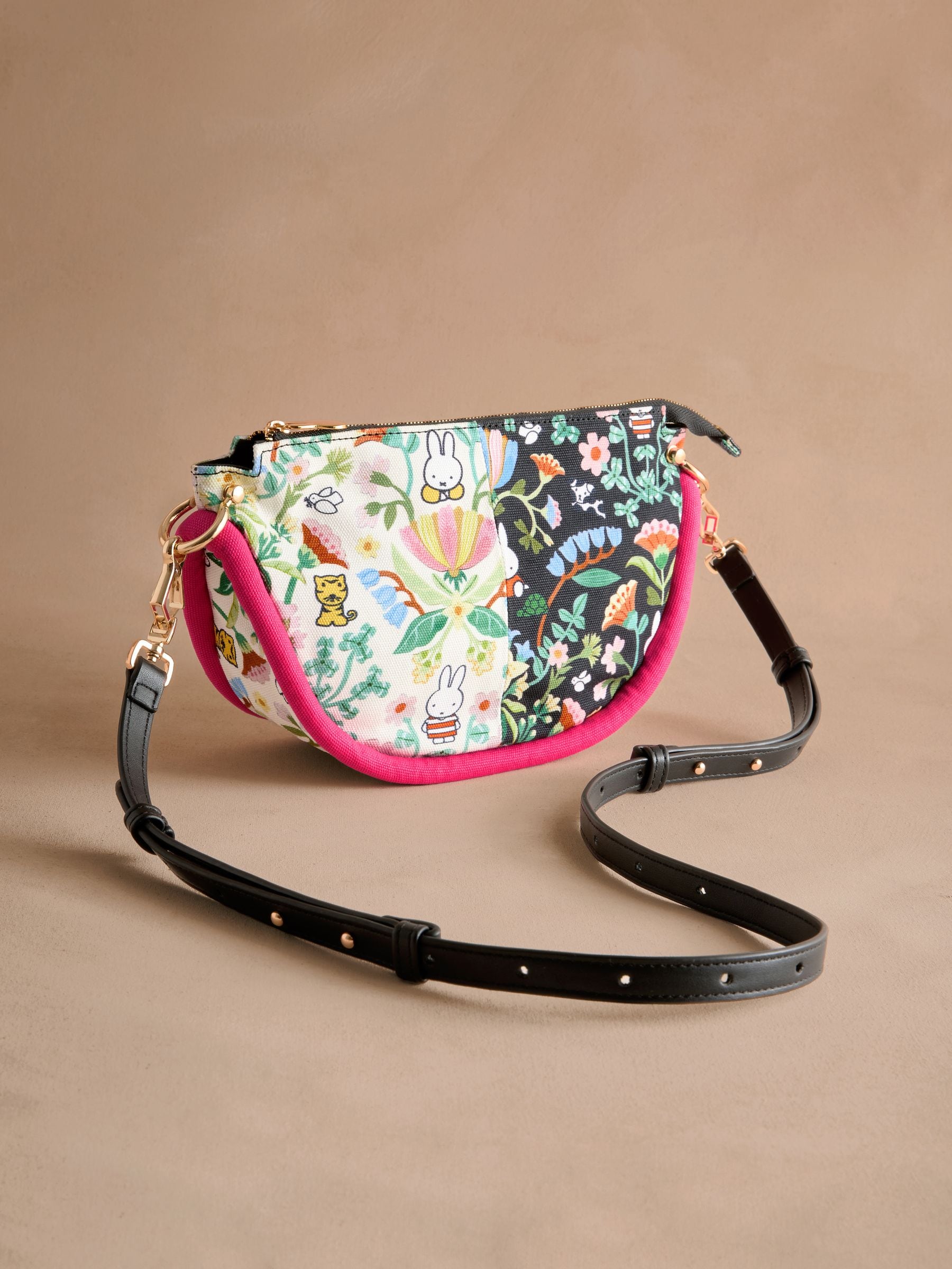 Buy Cath Kidston Black Miffy Bowling Cross Body Bag from