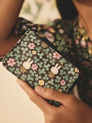 Cath Kidston Black Miffy Ditsy Card Coin Purse Bag - Image 3 of 6