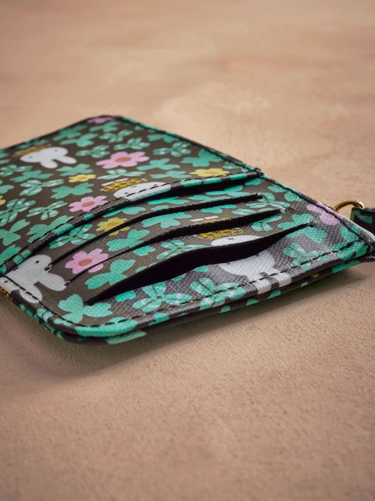 Cath Kidston Black Miffy Ditsy Card Coin Purse Bag - Image 6 of 6