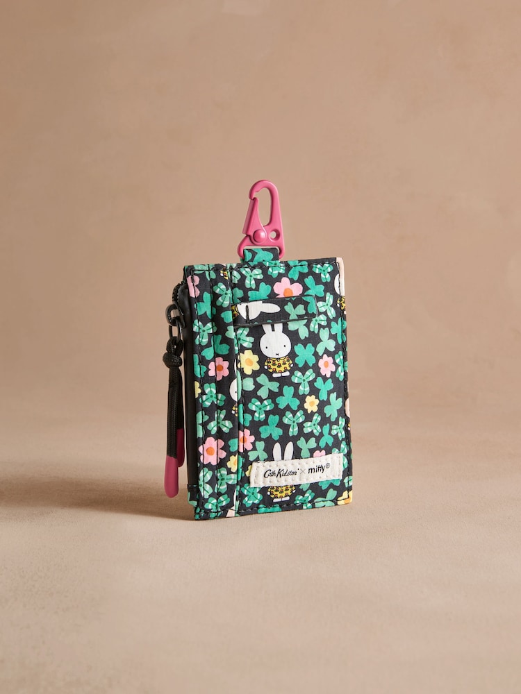 Cath Kidston Black Ditsy Miffy Utility Purse - Image 2 of 3