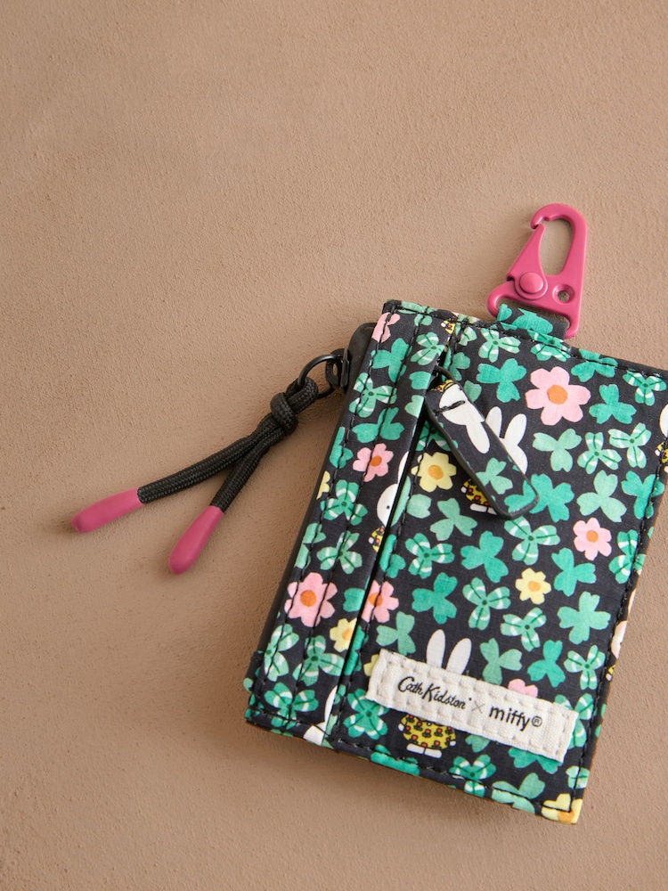 Cath Kidston Black Ditsy Miffy Utility Purse - Image 3 of 3