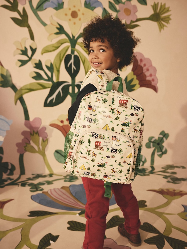 Cath Kidston Ecru Miffy Rodeo Kids Large Backpack - Image 1 of 9