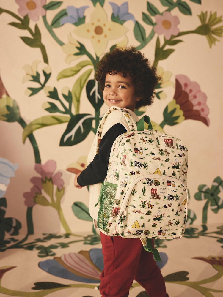 Cath Kidston Ecru Miffy Rodeo Kids Large Backpack - Image 2 of 9