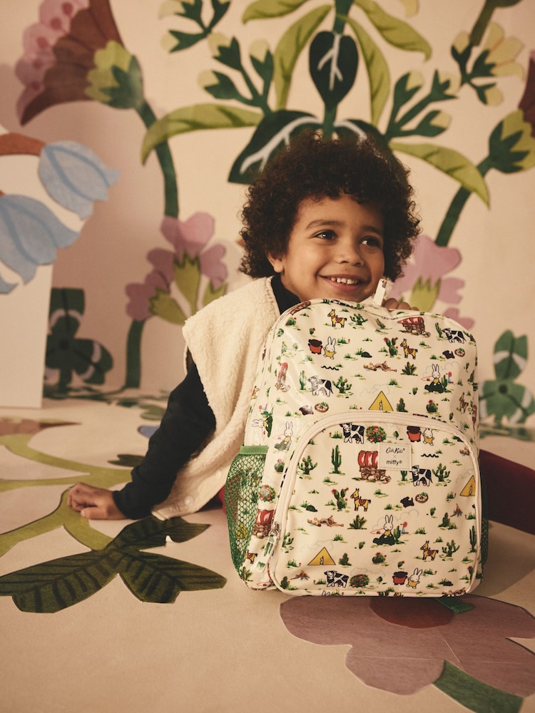 Cath Kidston Ecru Miffy Rodeo Kids Large Backpack - Image 4 of 9