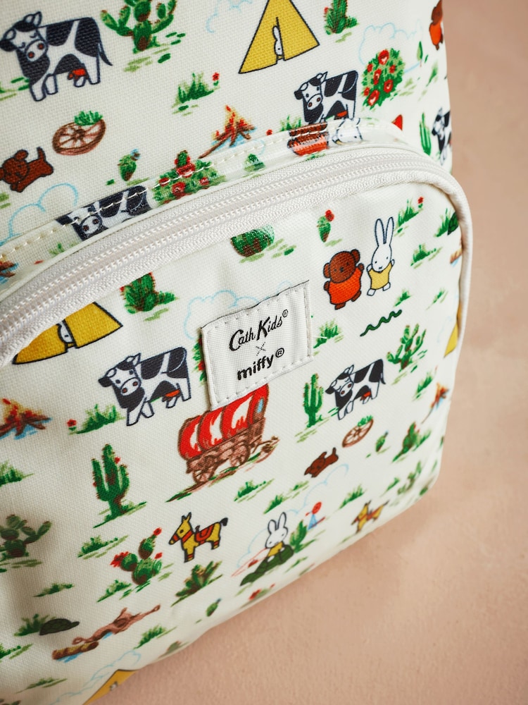 Cath Kidston Ecru Miffy Rodeo Kids Large Backpack - Image 7 of 9