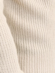JACK & JONES Natural Ribbed Round Neck Knitted Jumper - Image 6 of 7