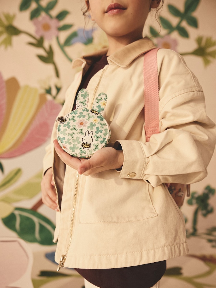 Cath Kidston Ecru Kids Miffy Bunny Clip On Purse - Image 1 of 4