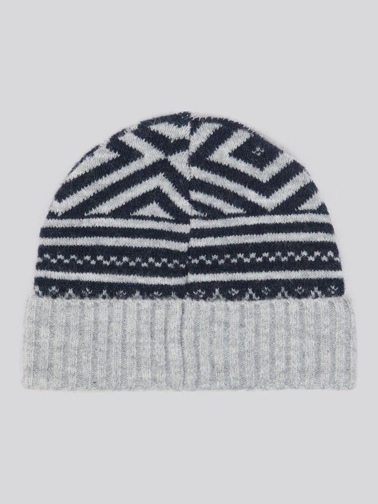 U.S. Polo Assn. Fairisle Pattern Winter Knit Beanie - Imagen 2 de 3