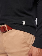 U.S. Polo Assn. Black U.S. Polo Assn. Mens Cotton Knit Roll Neck Jumper - Image 4 of 7
